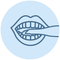 icon Afdrukname met scanner of lepel